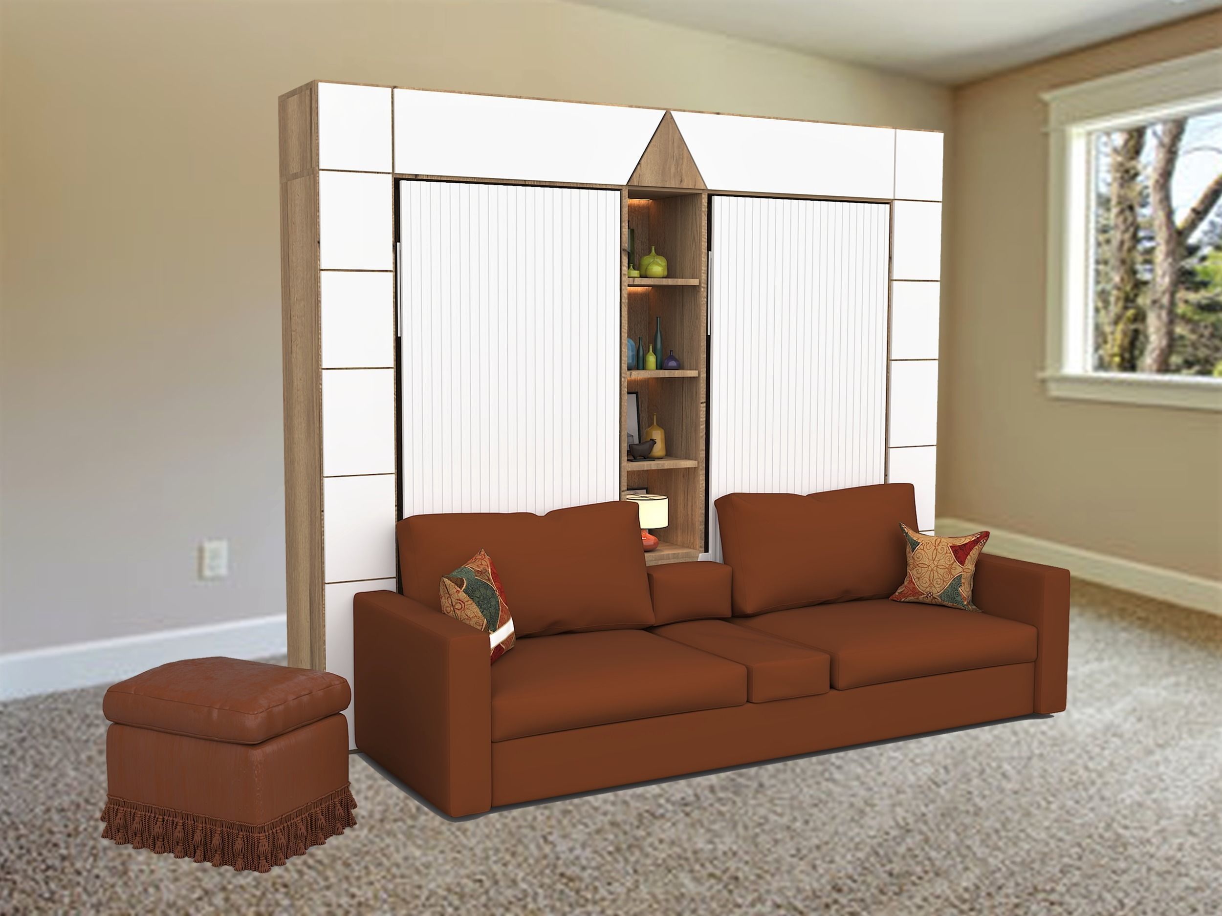MURPHY TWIN BED 3D model_1