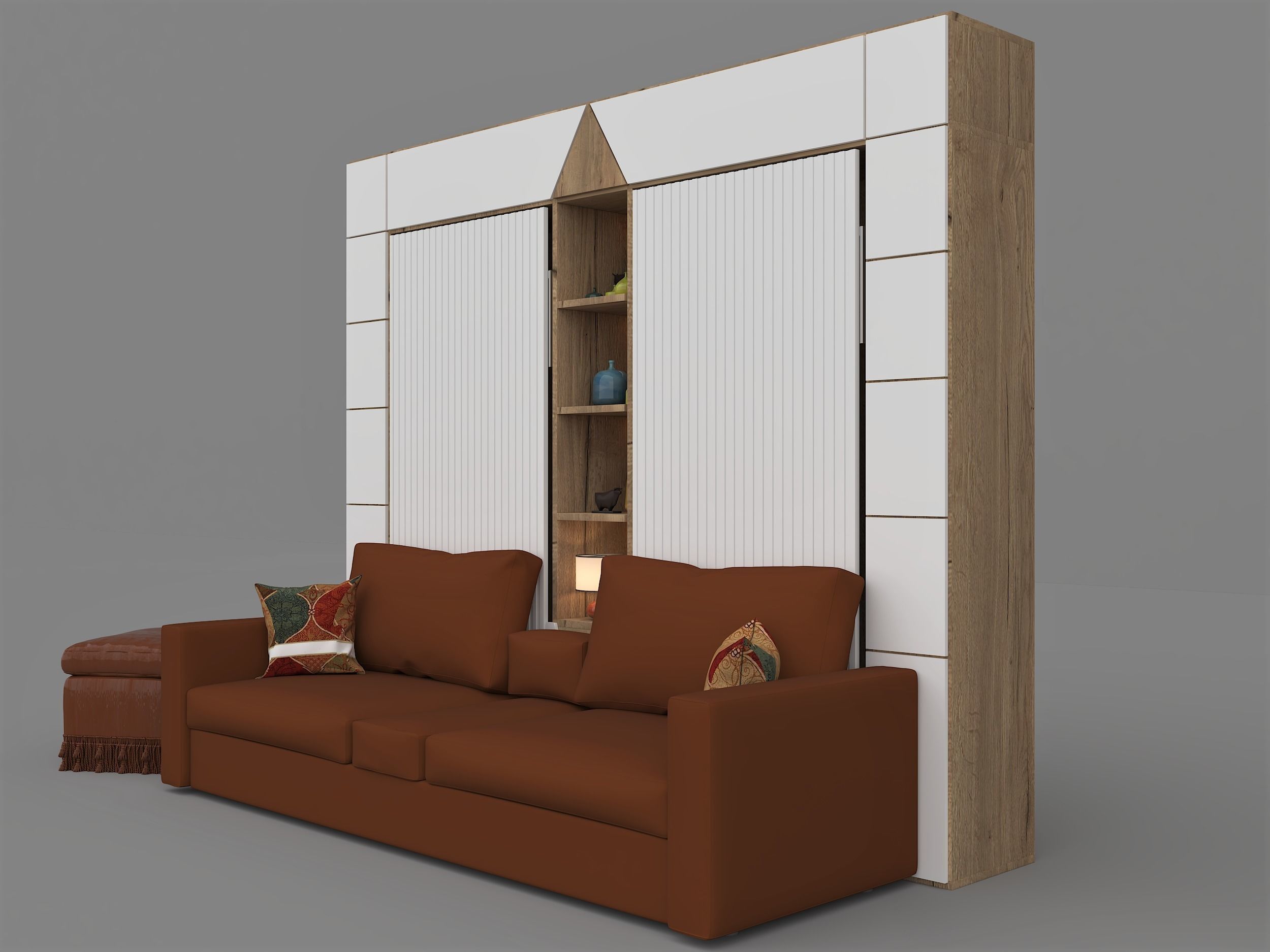 MURPHY TWIN BED 3D model_3