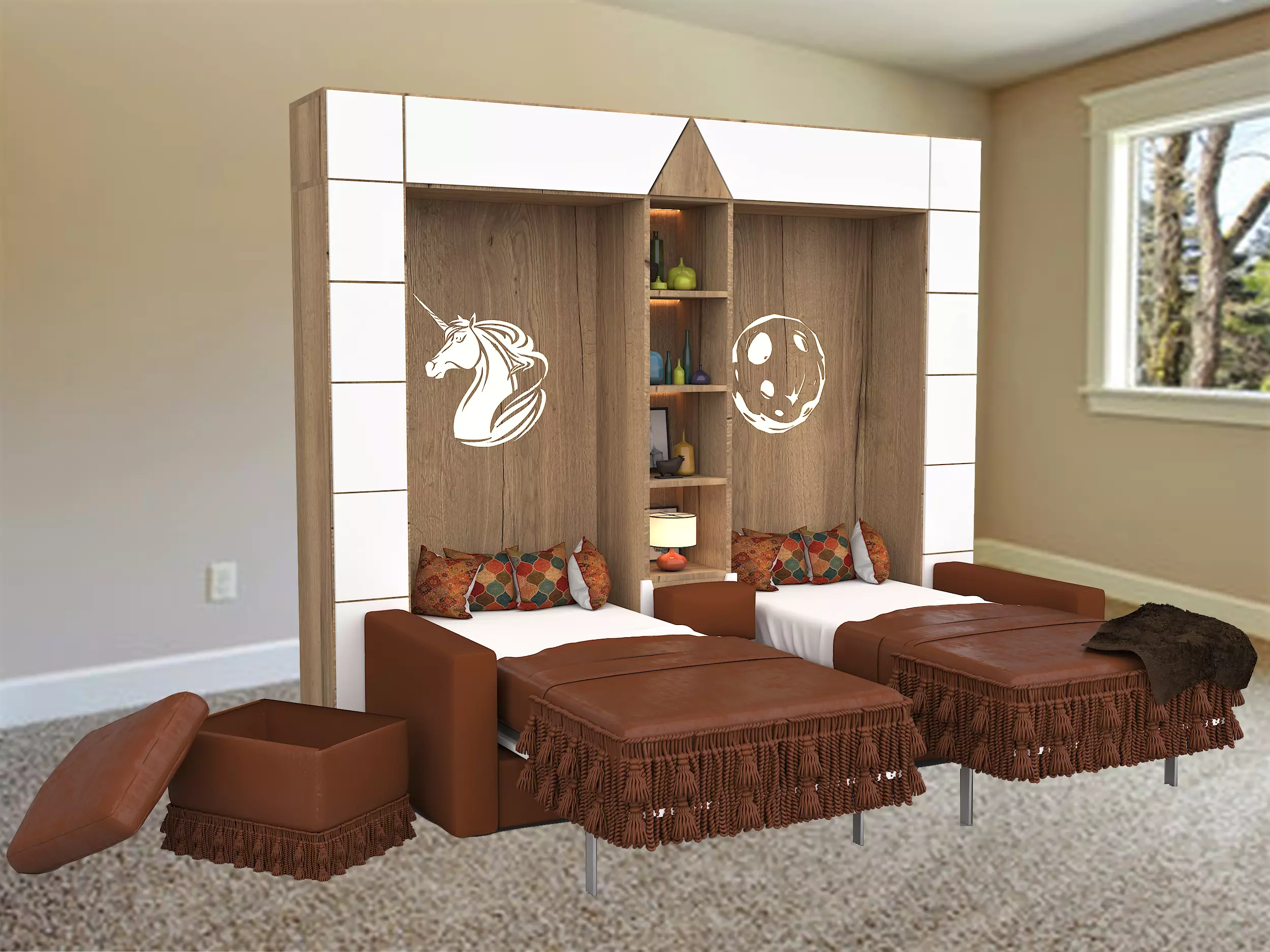 MURPHY TWIN BED 3D model_0