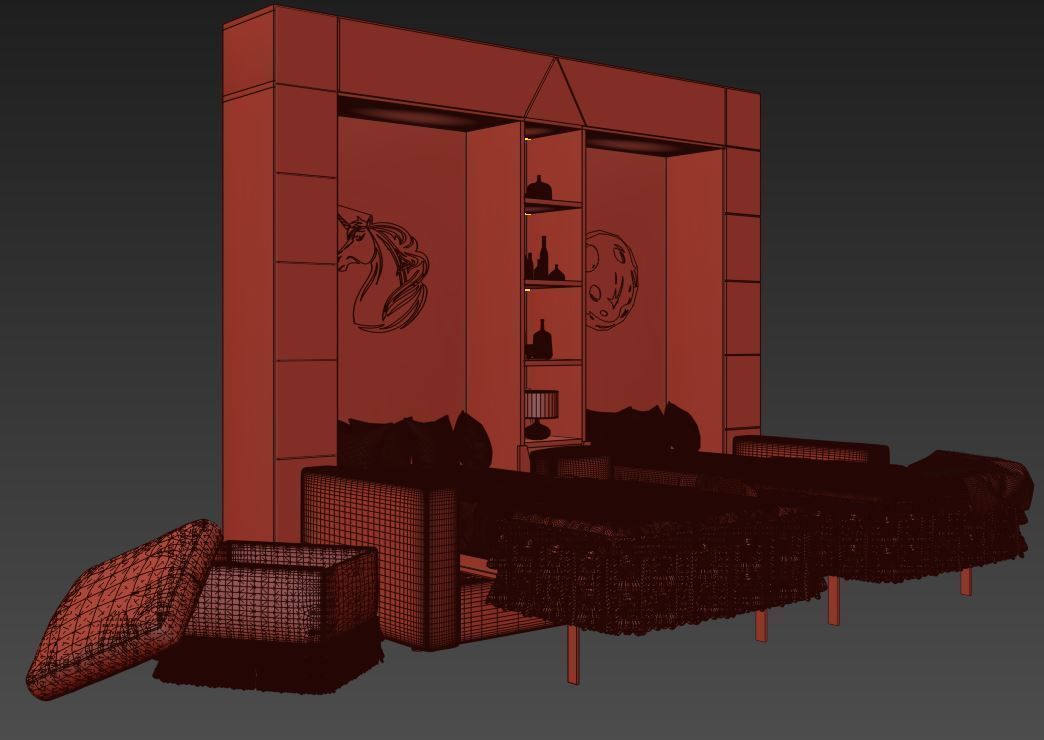 MURPHY TWIN BED 3D model_11