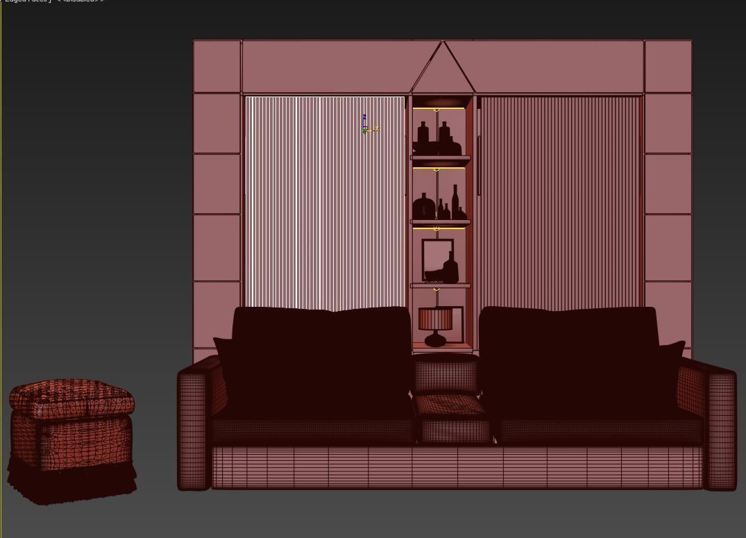 MURPHY TWIN BED 3D model_9