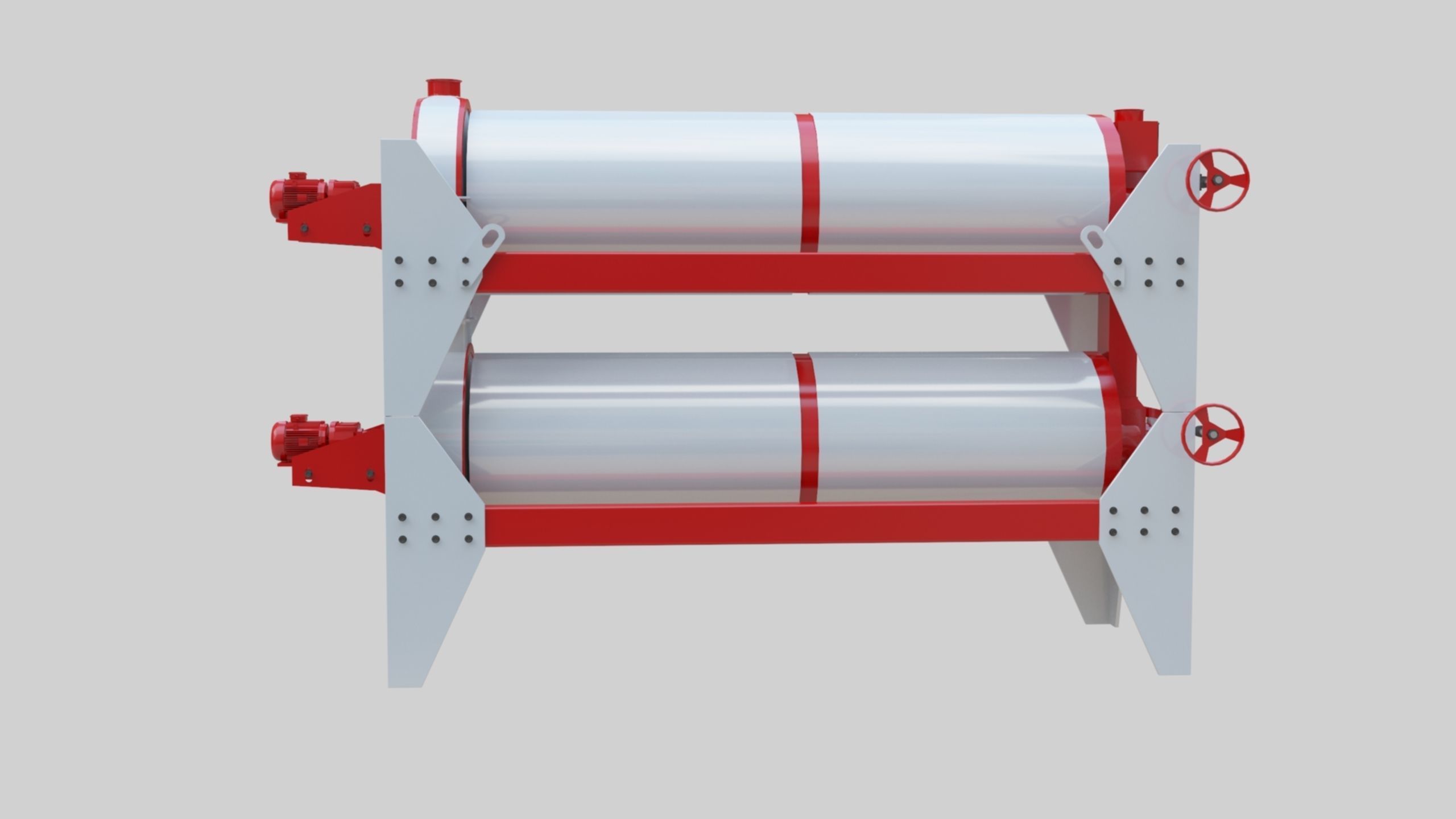 Trieur Intended Cylinder - Wheat Grain Flour Milling Machine 3D model_30