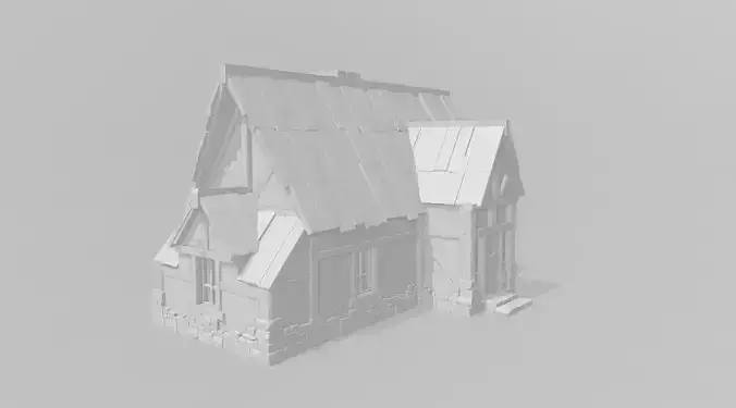 Old small farmhouse Free 3D print model