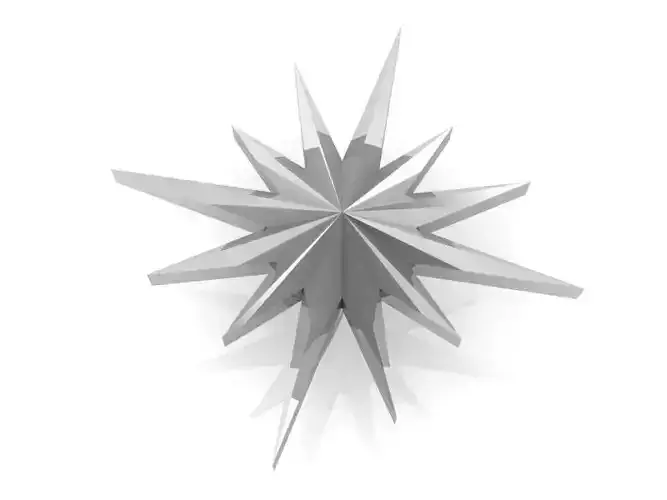 Star Pendant 2161 3D print model