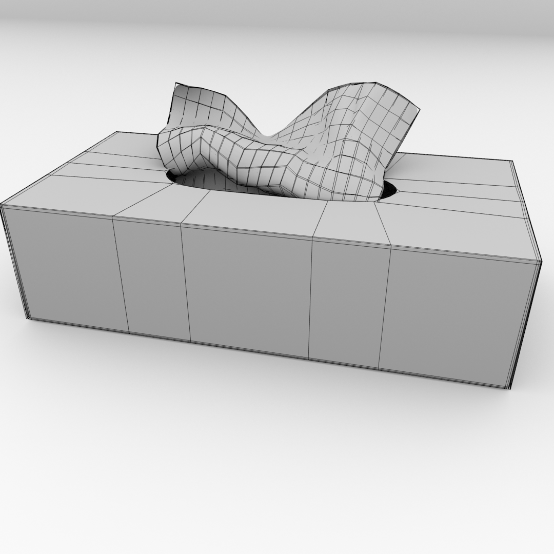 Tissue Box 3D model_4