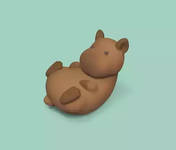 Baby Capybara 3D print model