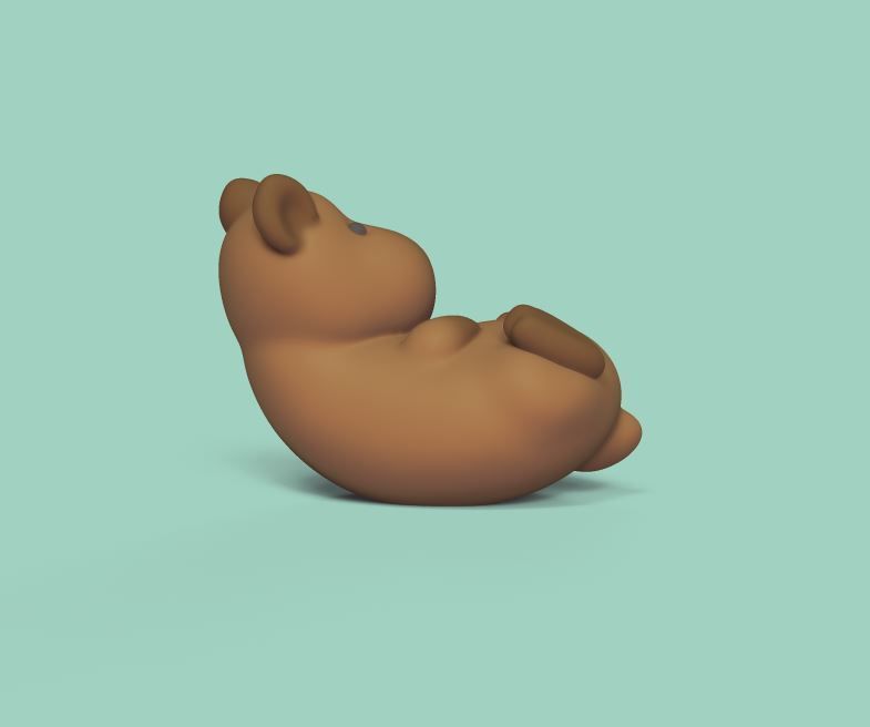 Baby Capybara 3D print model_1