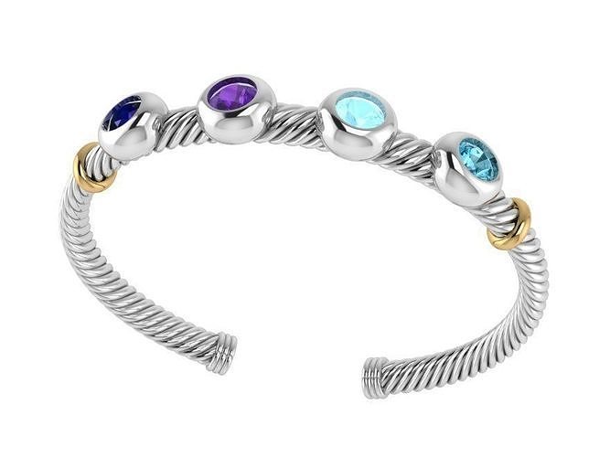 Colorful Bracelet 2166 3D print model 3D print model