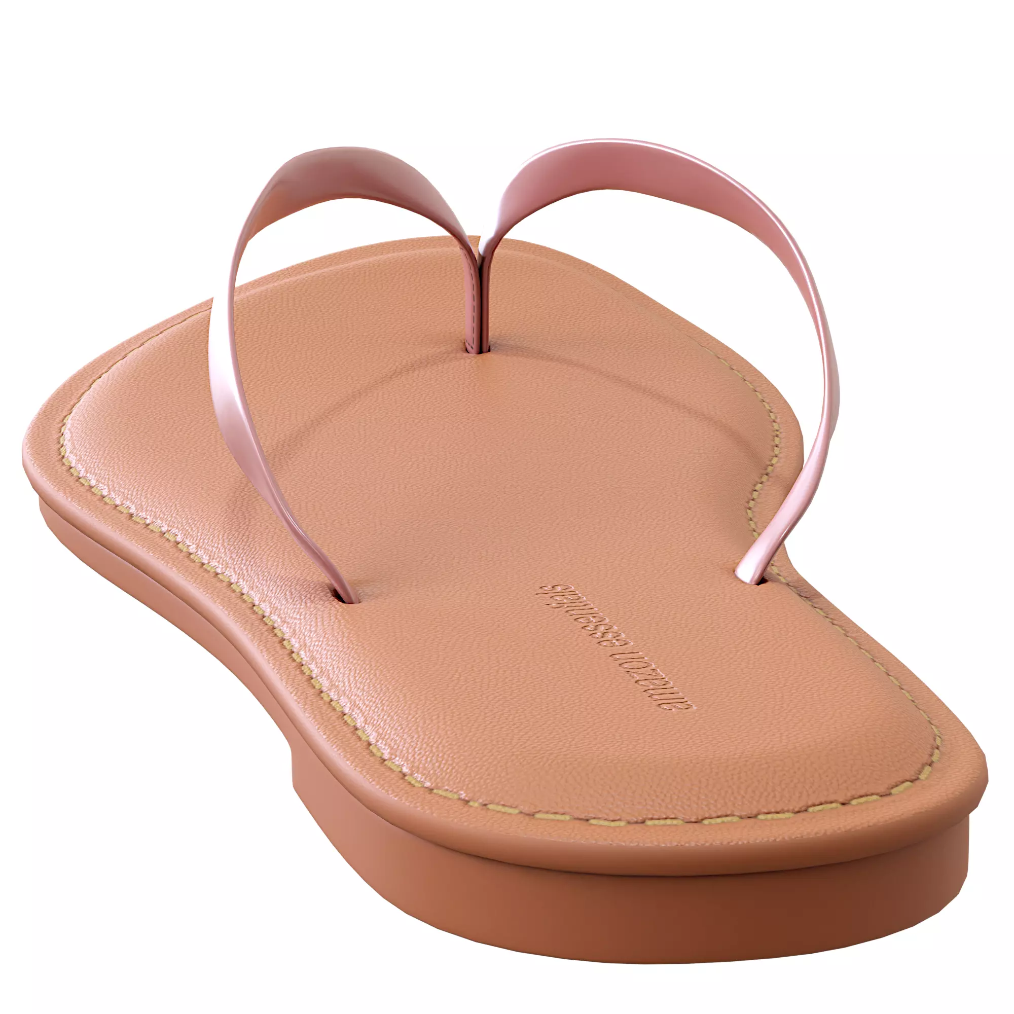 Sandal Low-poly 3D model_0