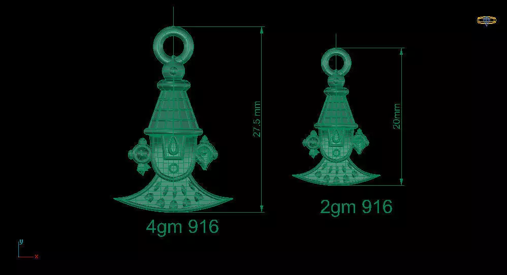 PERUMAL PENDENT 3D print model_0