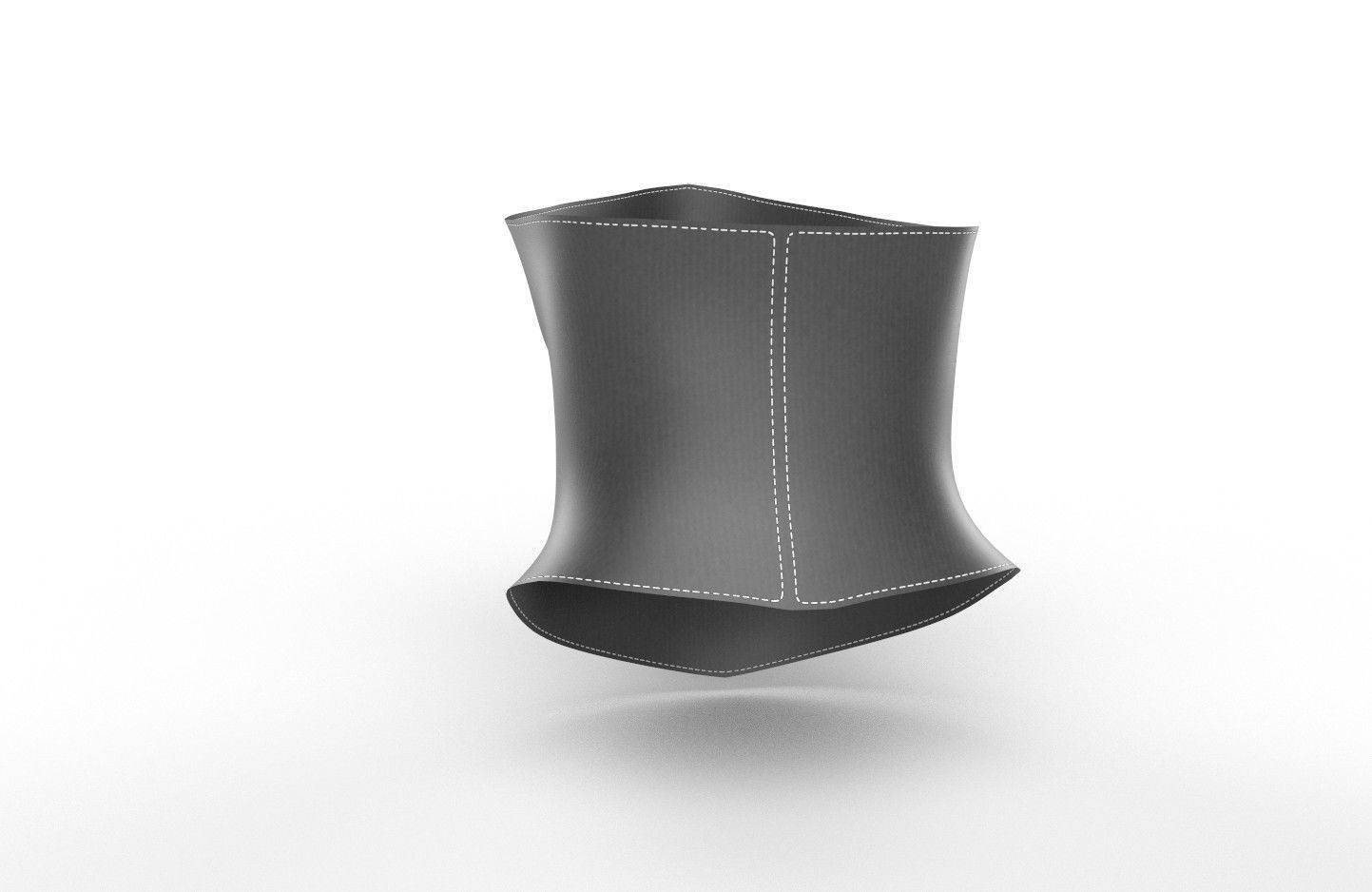 Mask 02 Low-poly 3D model_26