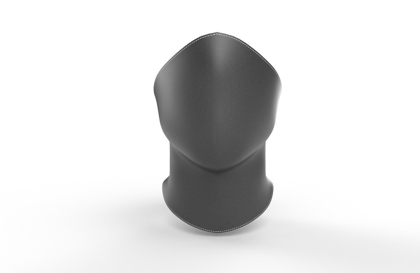 Mask 02 Low-poly 3D model_4