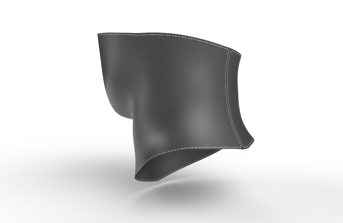 Mask 02 Low-poly 3D model_25