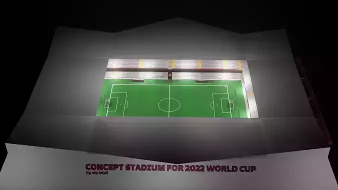 World Cup 2022 Qatar Concept Stadium