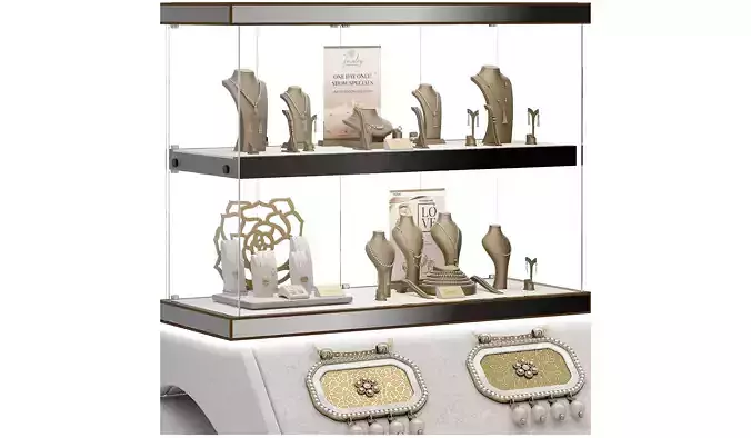 Stylish jewelry showcase 3
