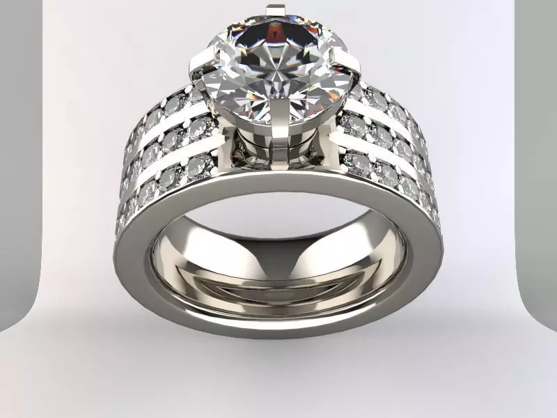 Khmer Rings Diamond 3D print model_0