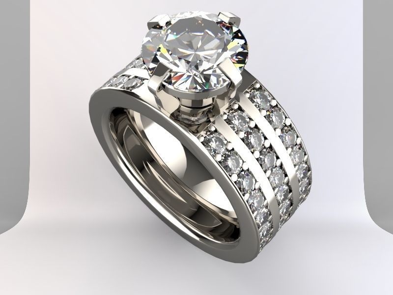 Khmer Rings Diamond 3D print model_1
