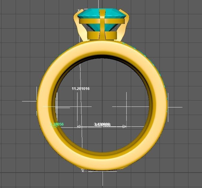 Khmer Rings Diamond 3D print model_6