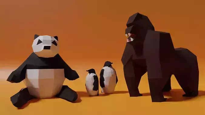 Low Poly Animals
