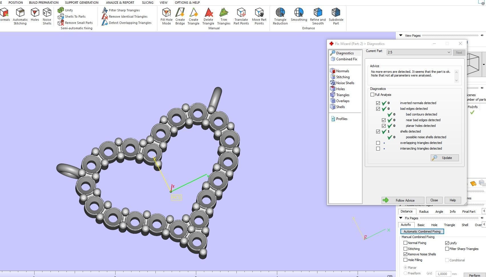 Pendant Heart Style 03 3D print model_4