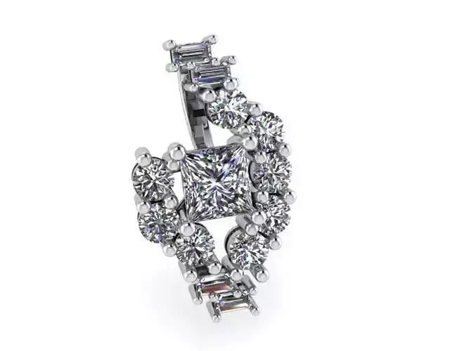 A jeweled pendant 2174 3D print model