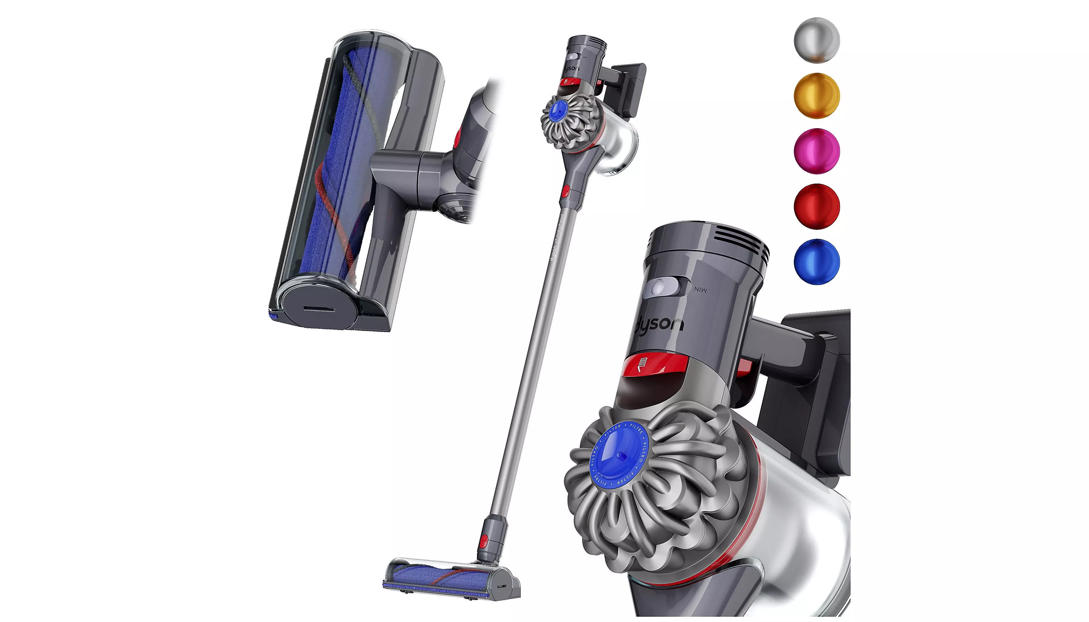 Vacuum cleaner Dyson 3D model_0