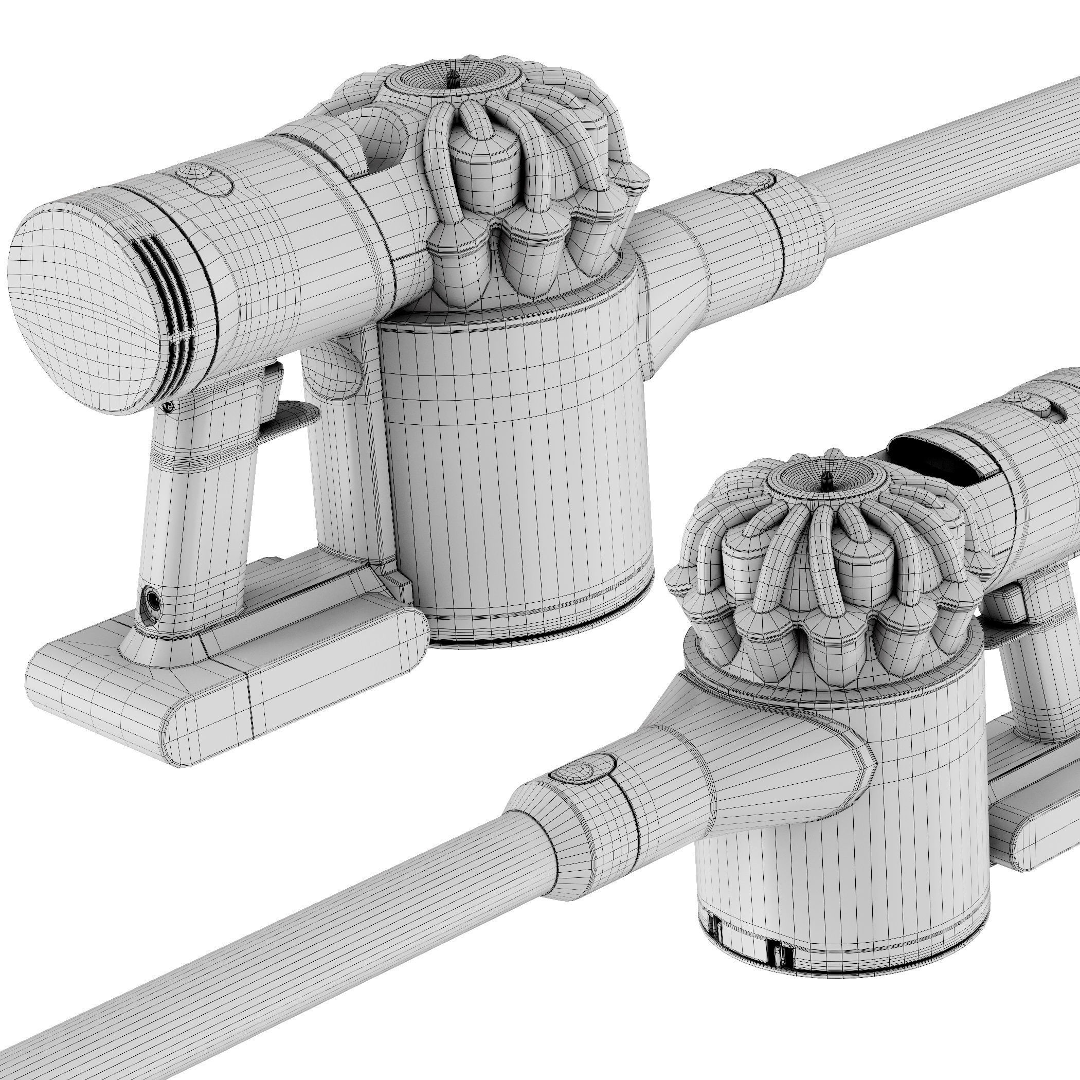 Vacuum cleaner Dyson 3D model_11