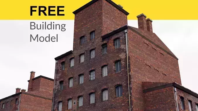 Free Building Model Free low-poly 3D model