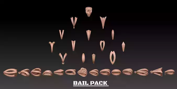 Bail Loop jewelry accessories 3D print model