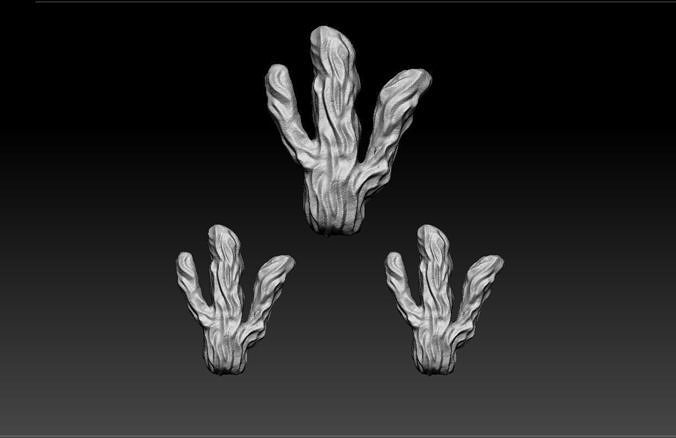 cactus three leaves 3D print model
