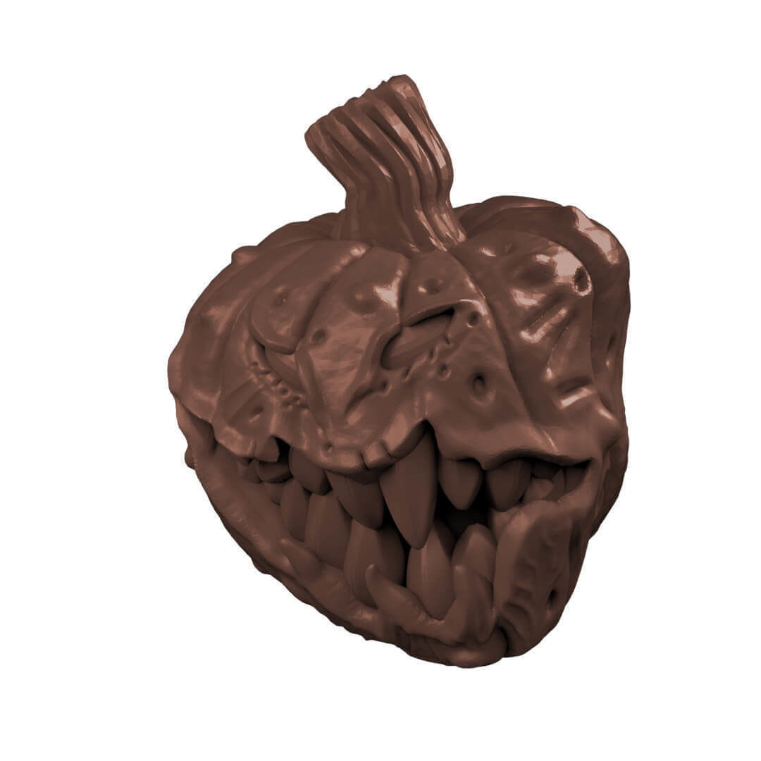 Evil Giant Animated Pumpkin Miniatures 3D print model_10