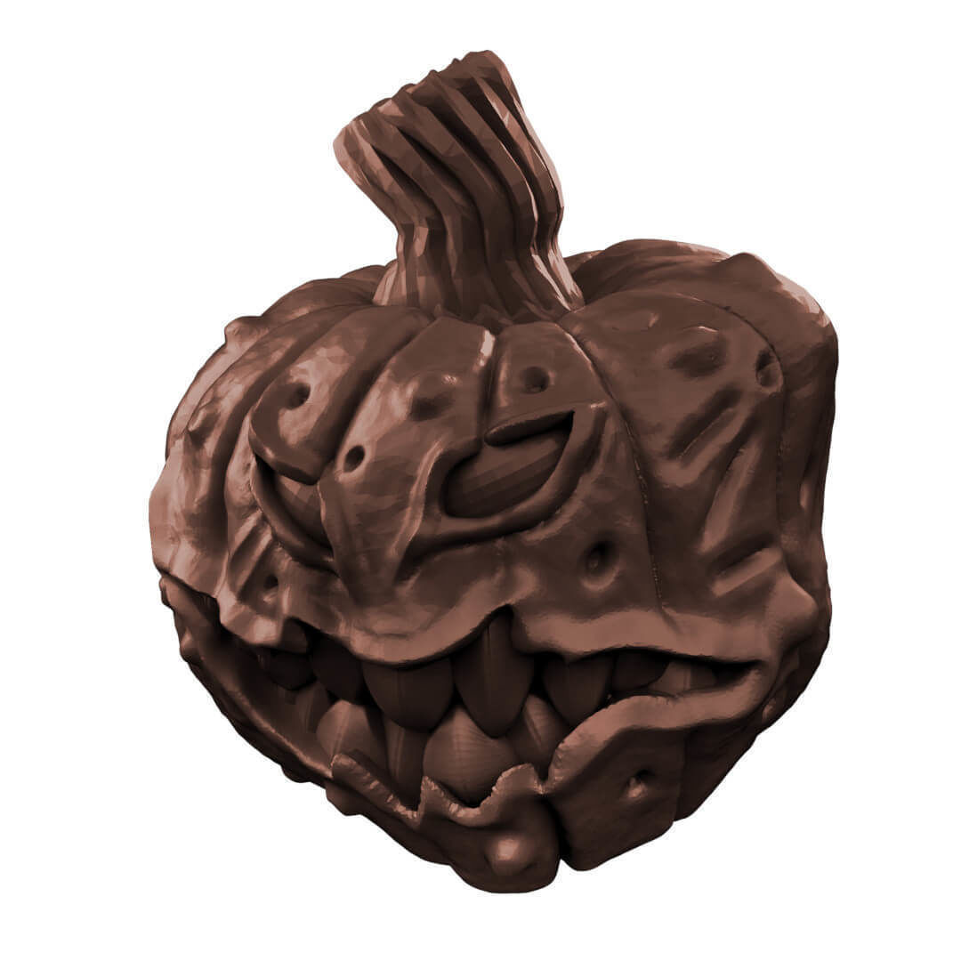 Evil Giant Animated Pumpkin Miniatures 3D print model_8