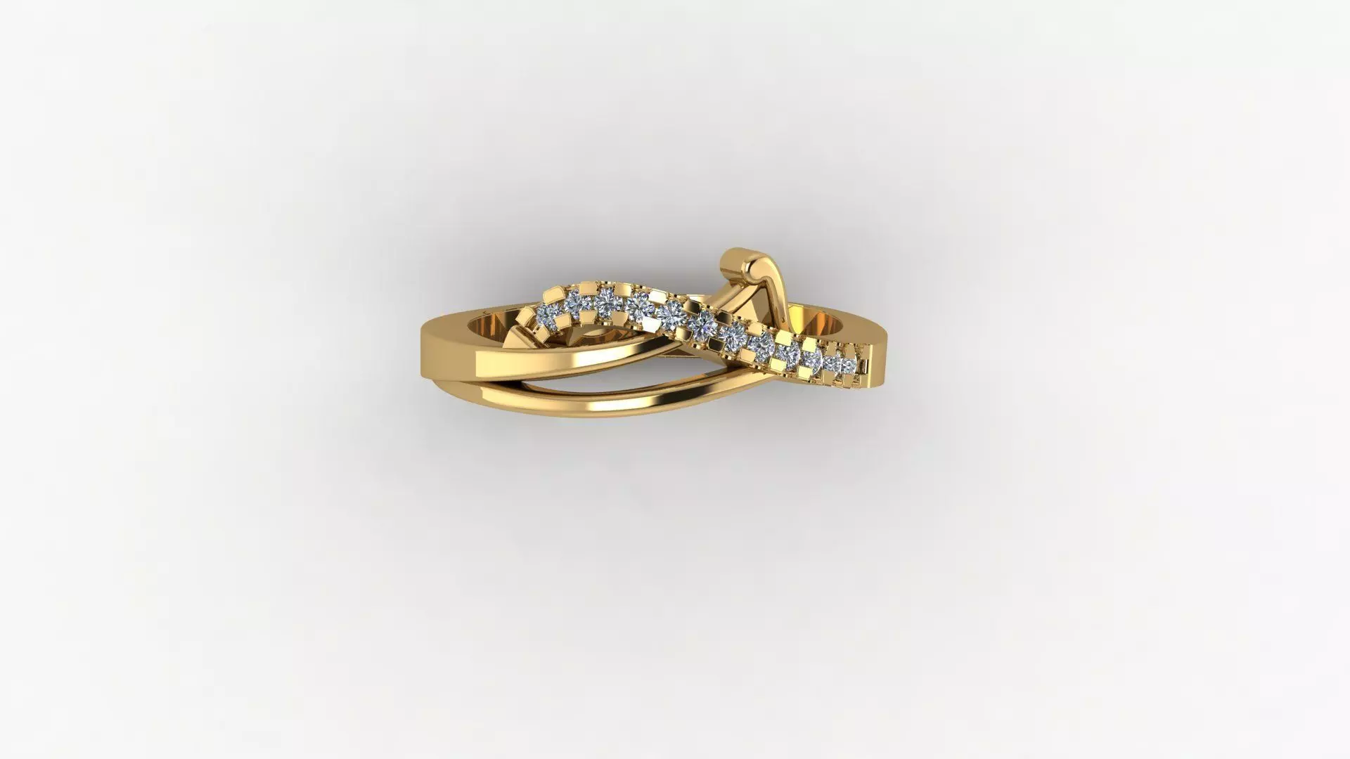 ladies ring 3D print model_0