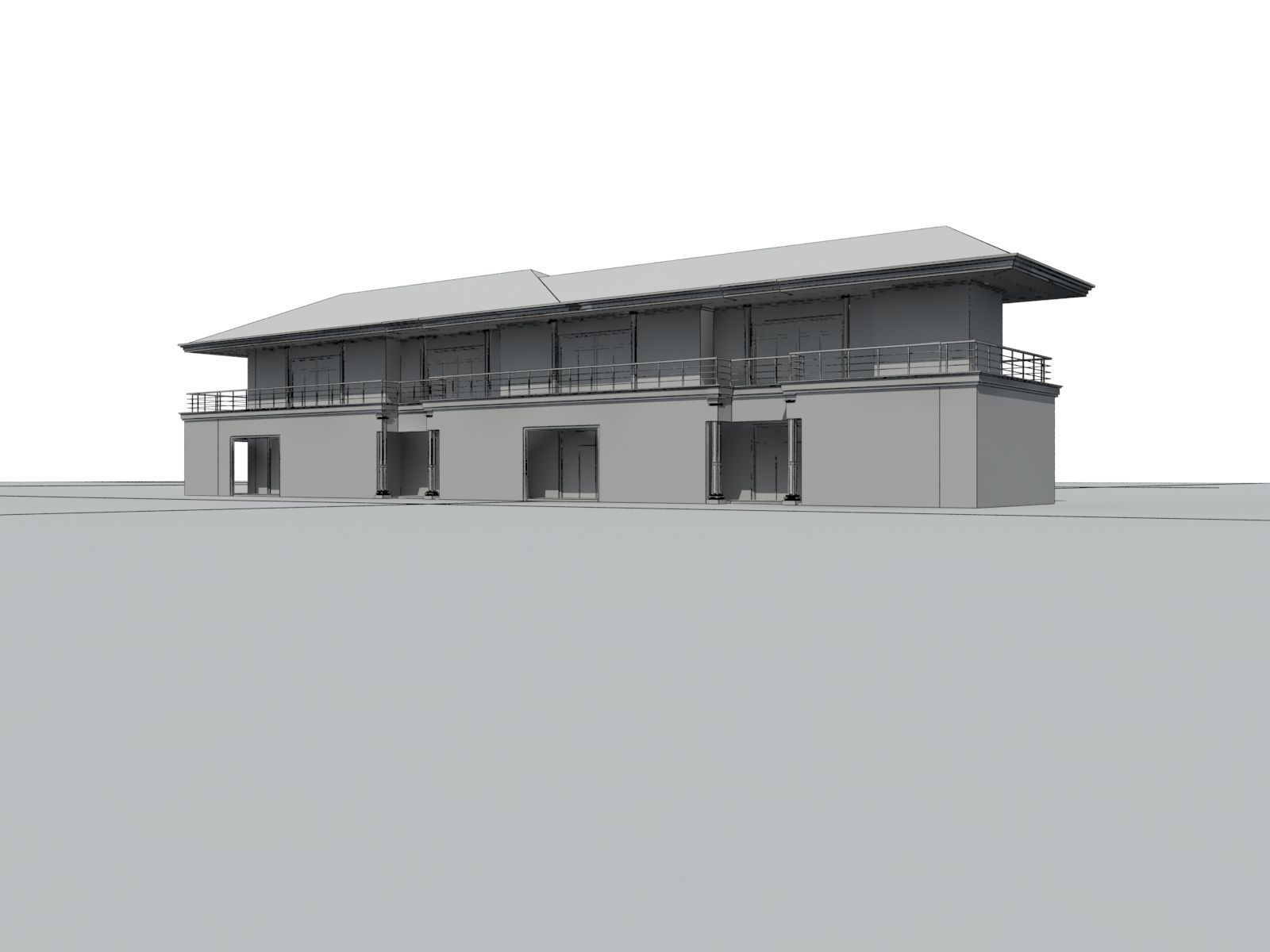 Villa 002 3D model_2