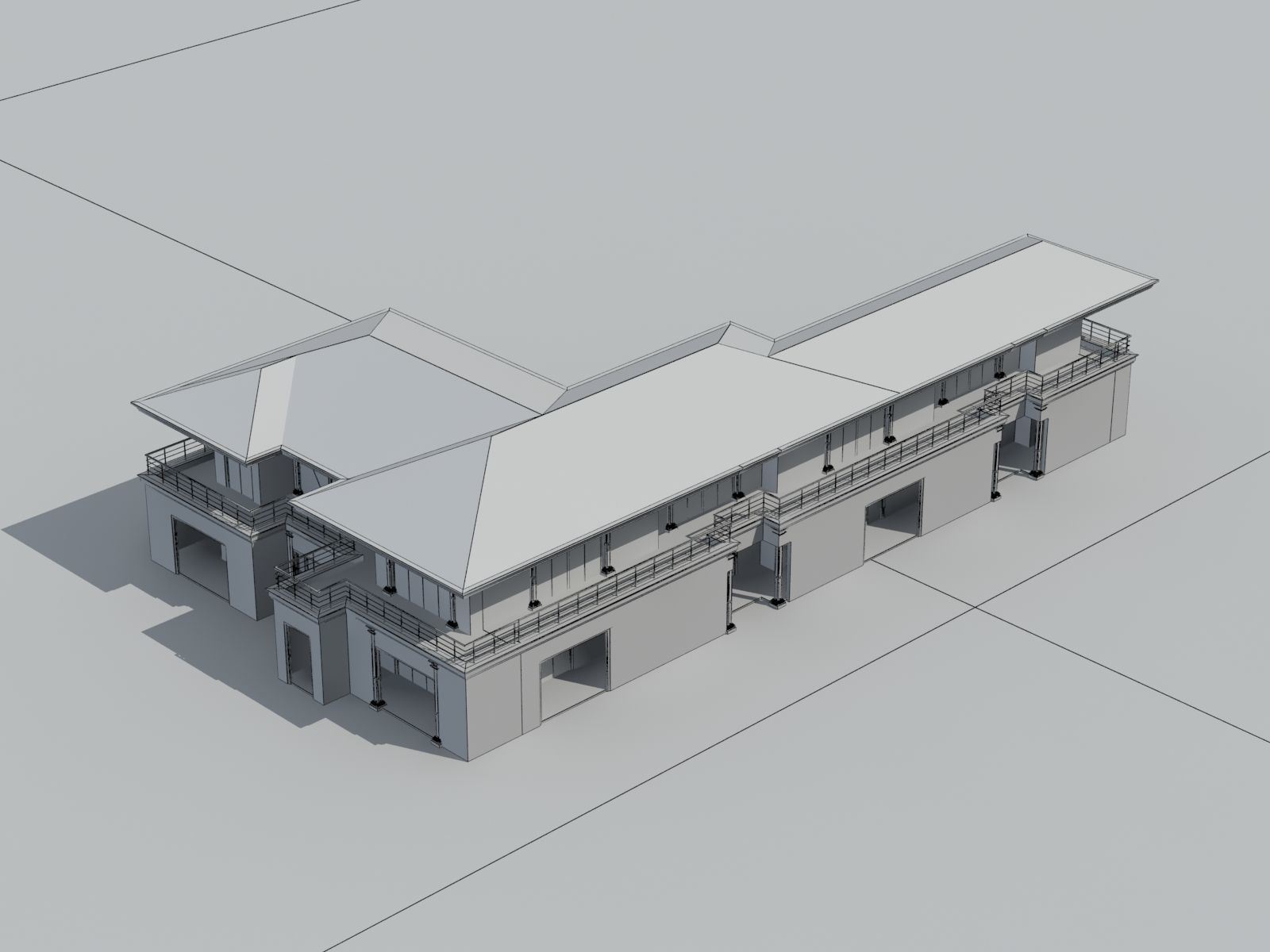 Villa 002 3D model_3