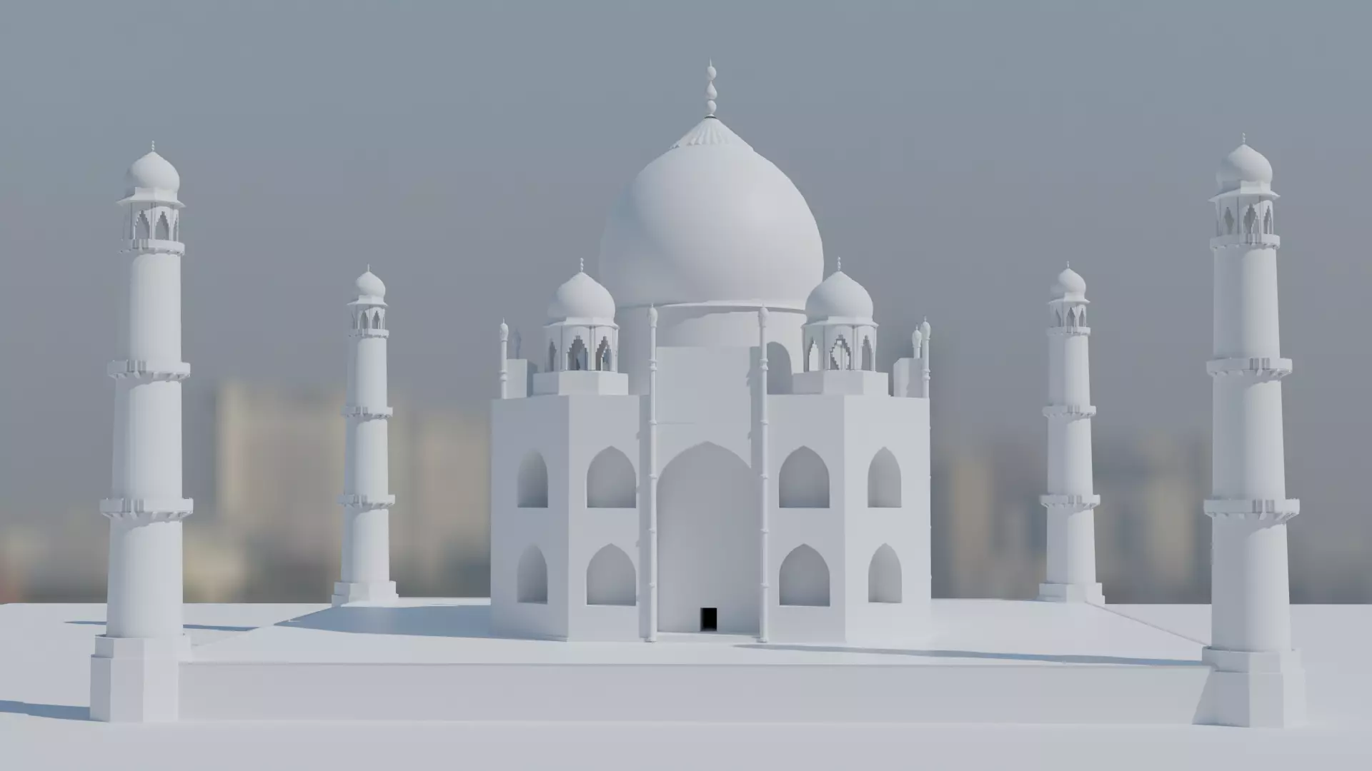 3d Taj Mahal 3D model
