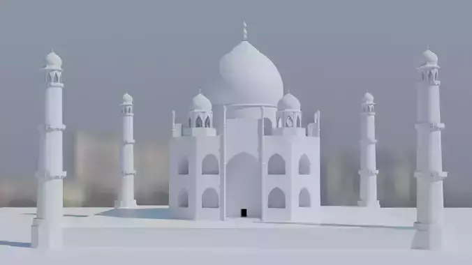 3d Taj Mahal 