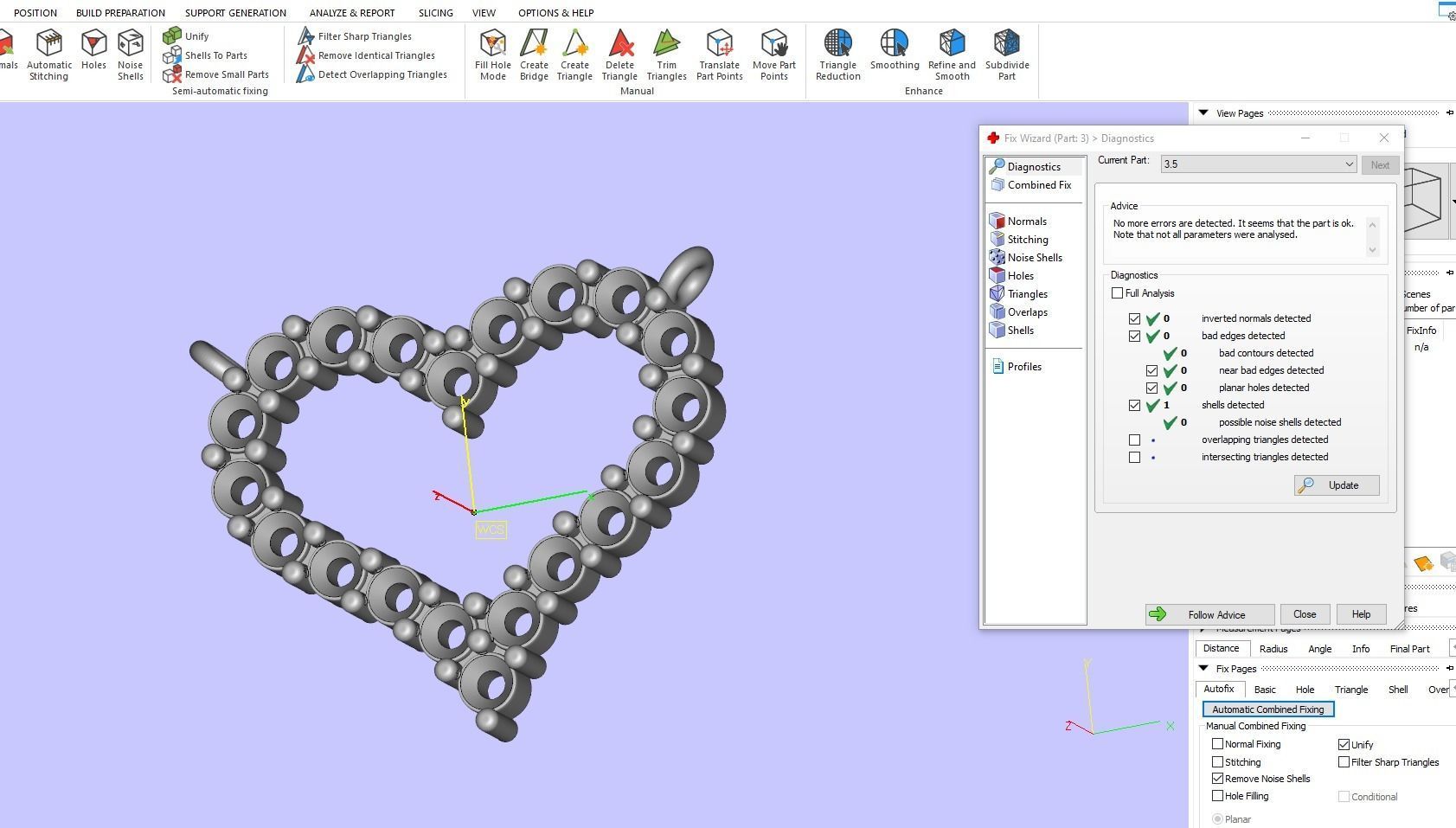 Pendant Heart Style 06 3D print model_5