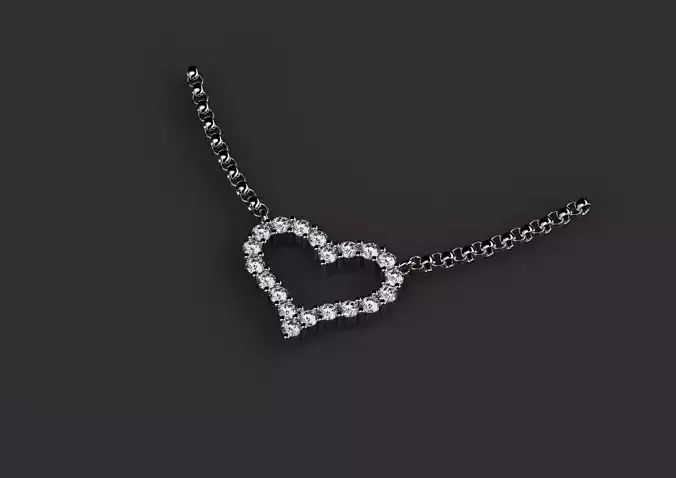 Pendant Heart Style 06
