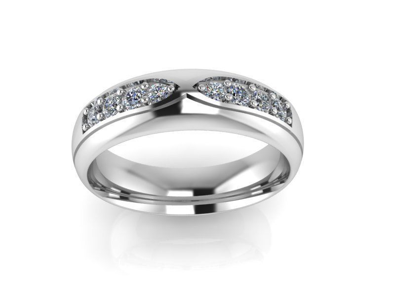 Wedding ring 2194 3D print model 3D print model_2