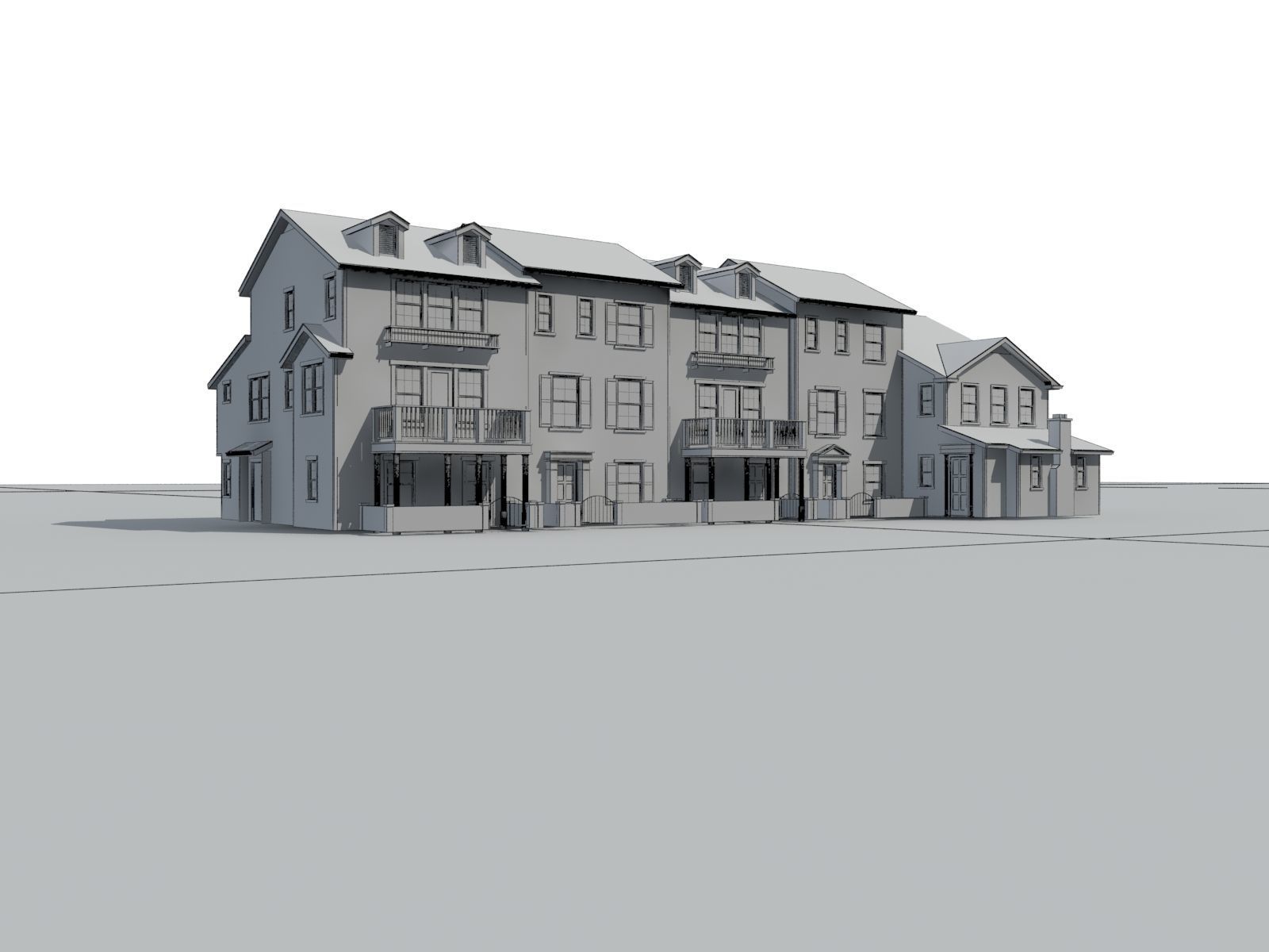 Villa 003 3D model_2