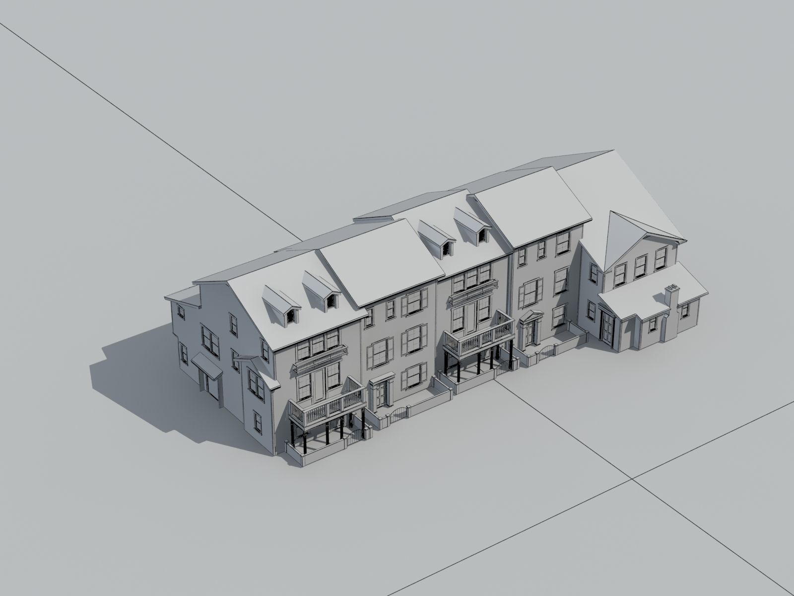Villa 003 3D model_3