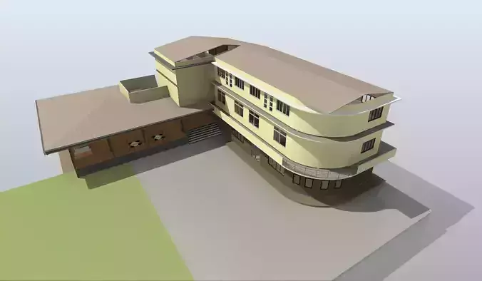 Renovation building by REVIT 3D model