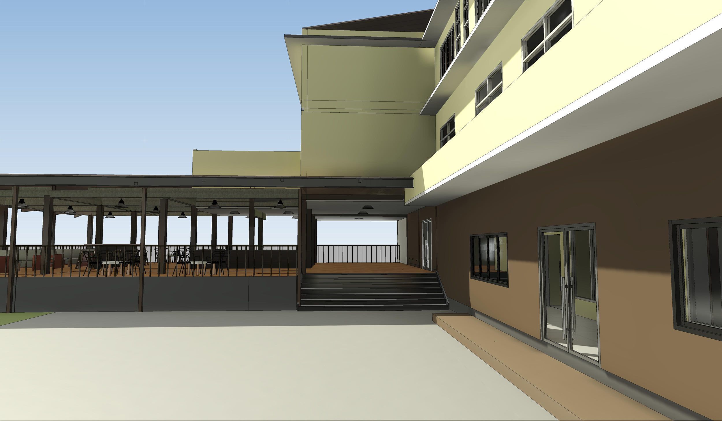 Renovation building by REVIT 3D model_9