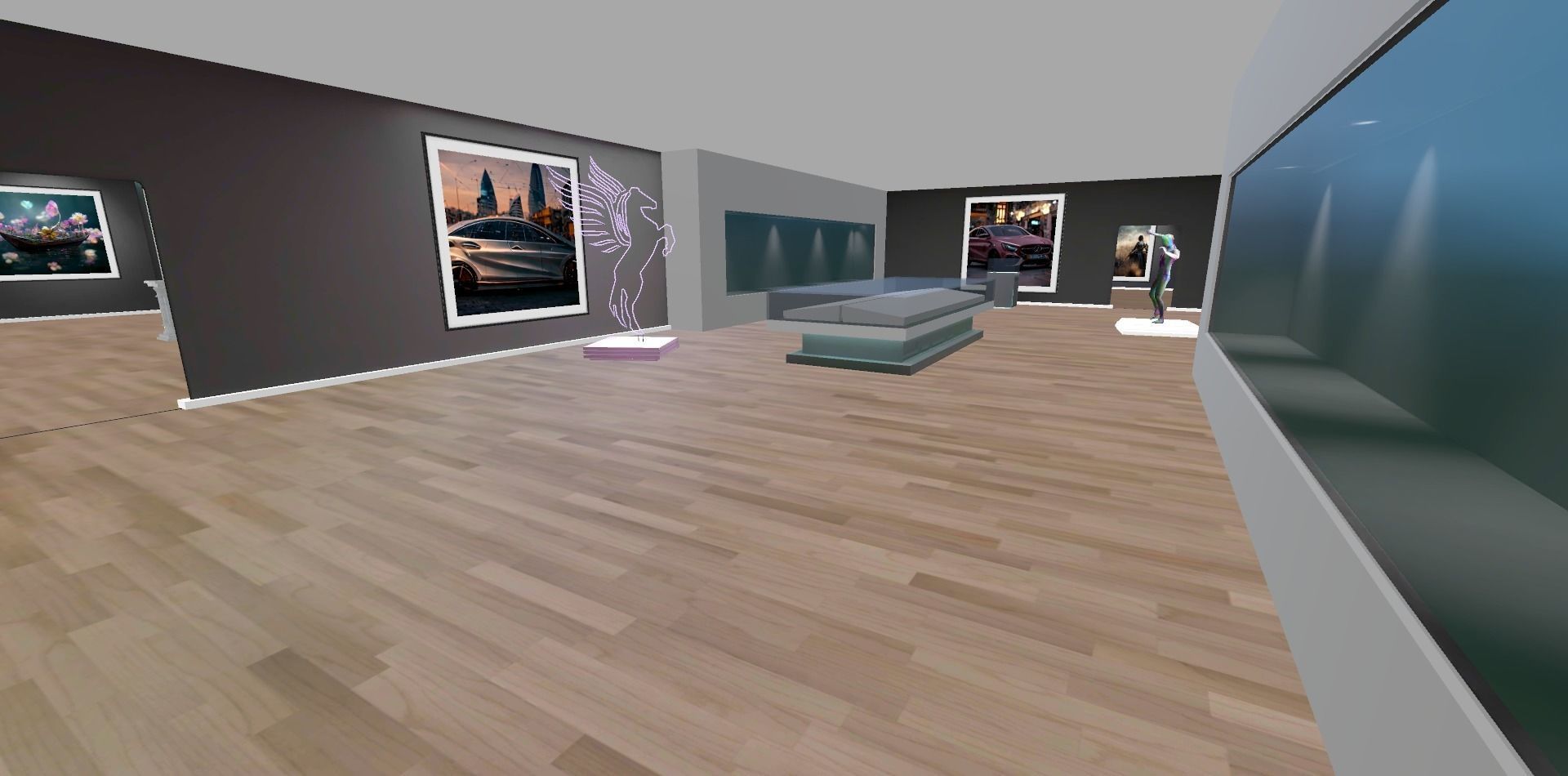Art Gallery VR-Ready-To-use Low-poly 3D model_25