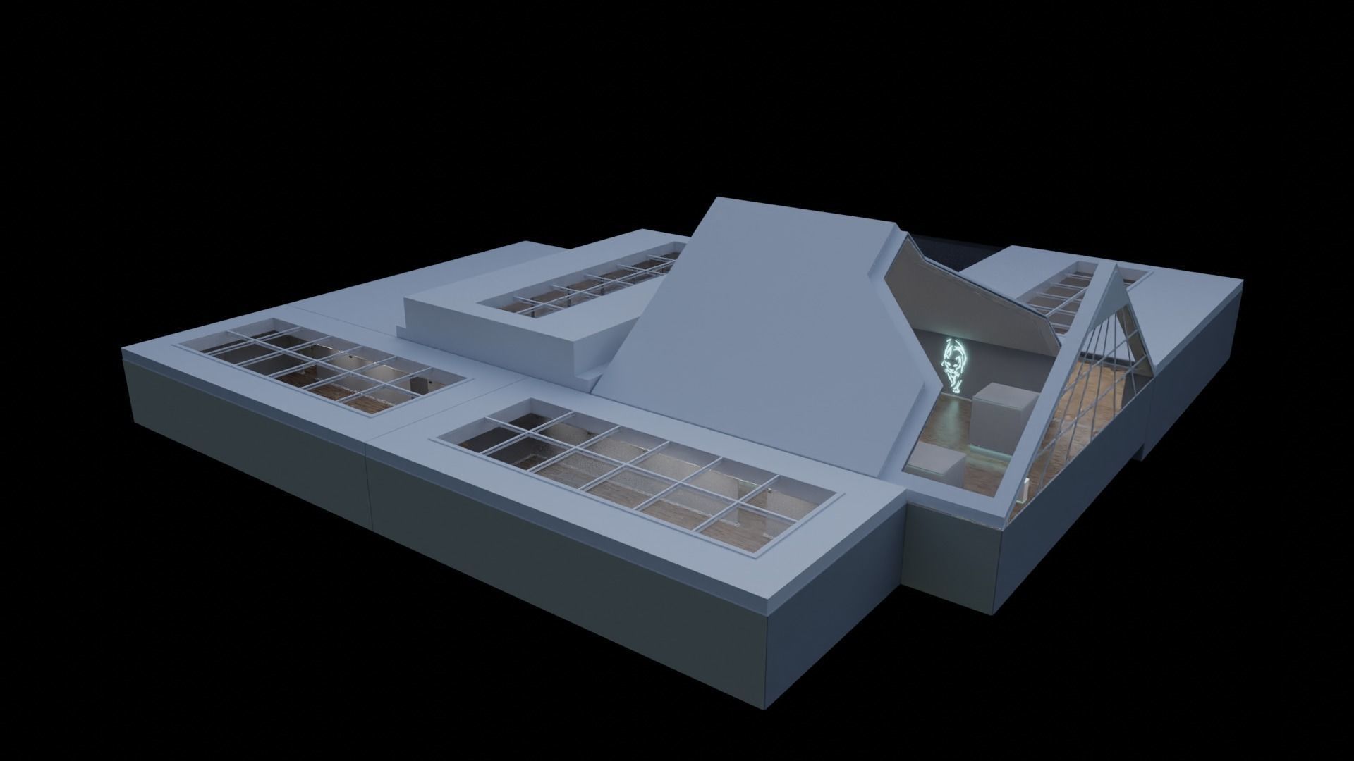 Art Gallery VR-Ready-To-use Low-poly 3D model_17