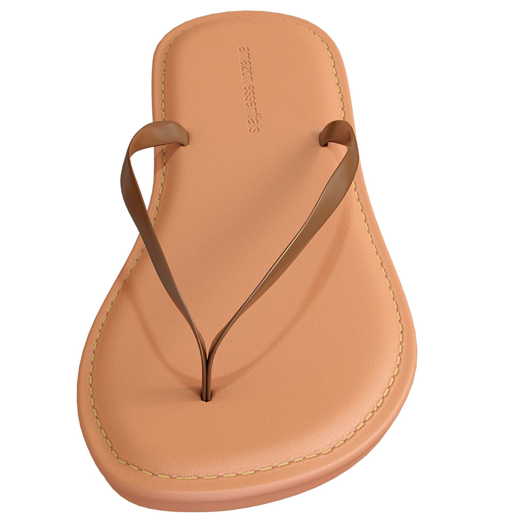 Sandal Low-poly 3D model_2