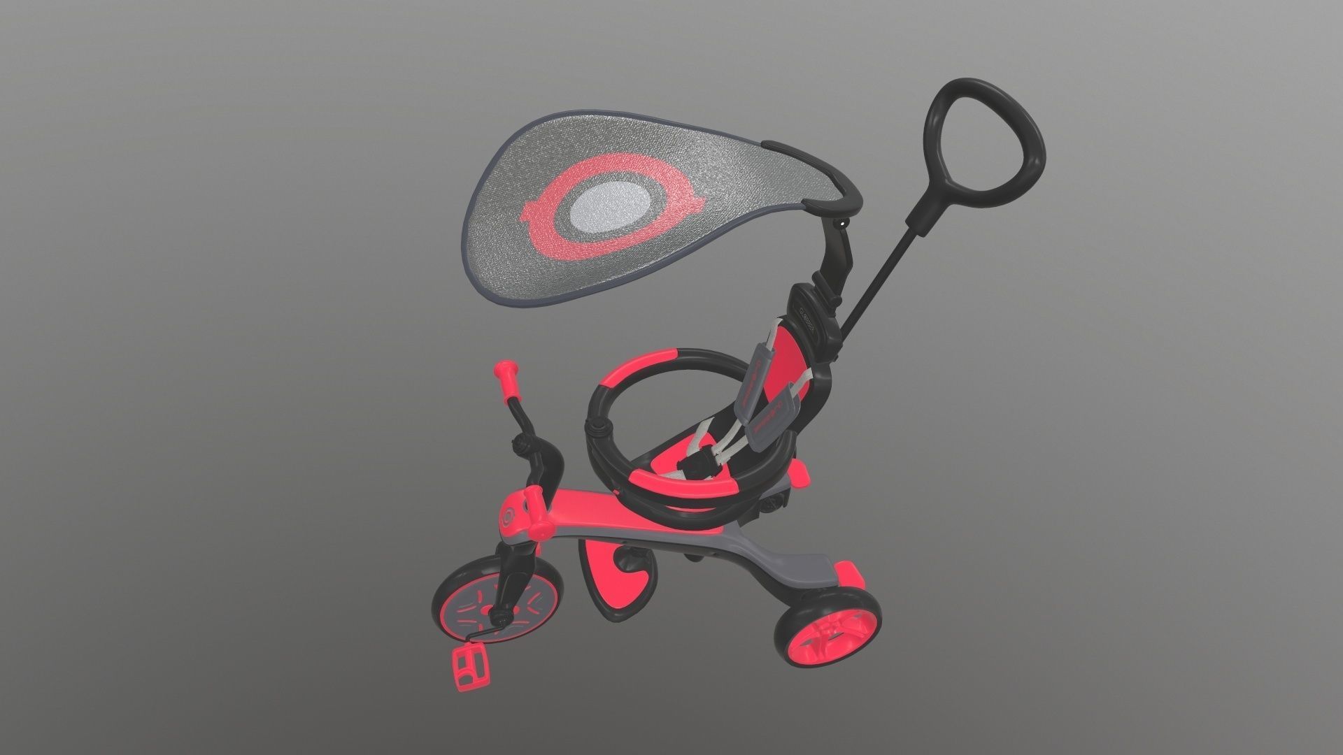 Globber explorer trike 3D model_4