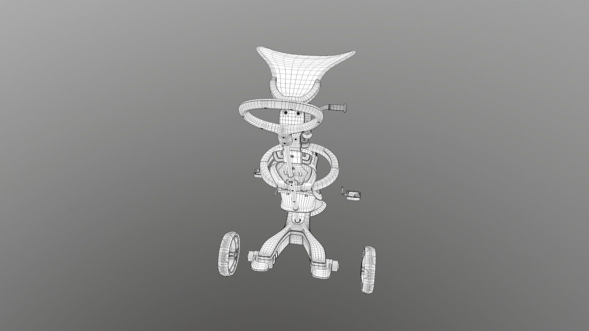 Globber explorer trike 3D model_39