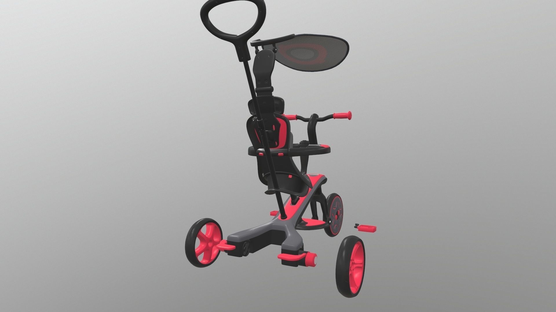 Globber explorer trike 3D model_33